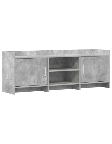 Mobile TV 130 x 33 x 47 cm Grigio Cemento Legno ingegnerizzato