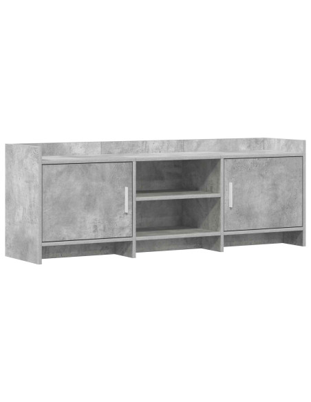 Mobile TV 130 x 33 x 47 cm Grigio Cemento Legno ingegnerizzato