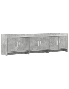 Mobile TV 168 x 33 x 47 cm Grigio Cemento Legno ingegnerizzato