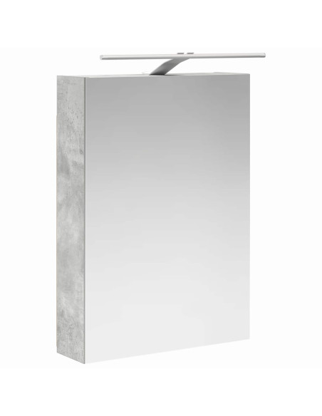 Set di Armadi da Bagno 5 pcs Grigio Cemento