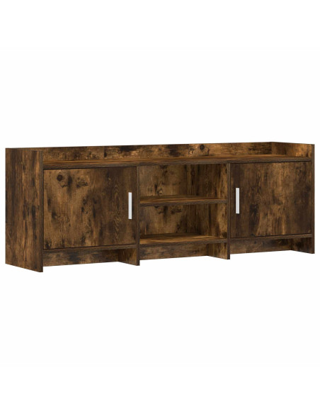 Mobile TV 130 x 33 x 47 cm Rovere Fumo Legno ingegnerizzato