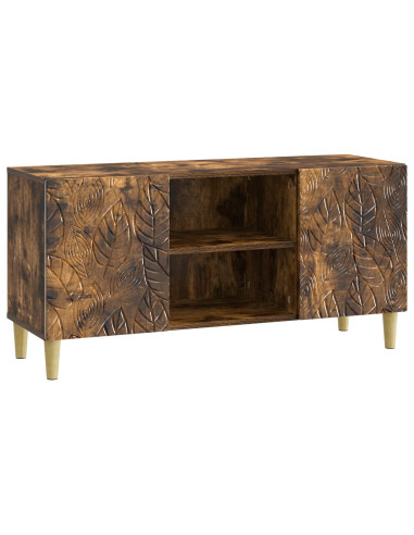 Mobile TV 102 x 34,5 x 50 cm Rovere Fumo Legno ingegnerizzato