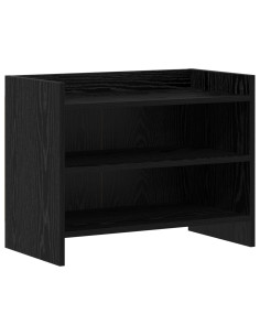 Mobile TV 60 x 33 x 47 cm Rovere Nero Legno ingegnerizzato
