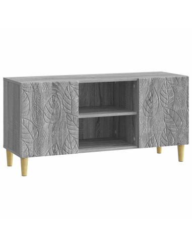 Mobile TV 102 x 34,5 x 50 cm Sonoma grigio Legno ingegnerizzato