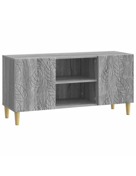 Mobile TV 102 x 34,5 x 50 cm Sonoma grigio Legno ingegnerizzato