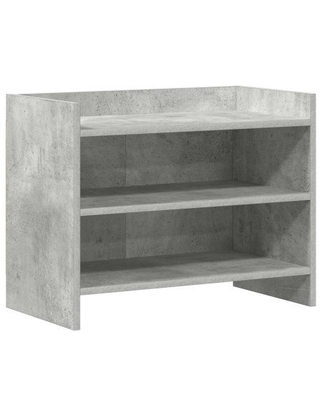 Mobile TV 60 x 33 x 47 cm Grigio Cemento Legno ingegnerizzato