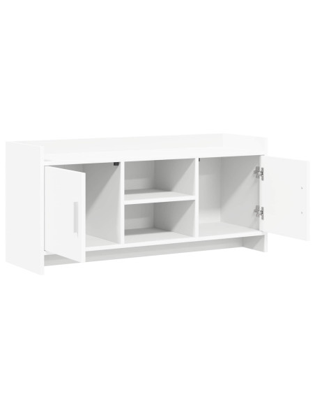 Mobile TV 102 x 33 x 47 cm Bianco Legno ingegnerizzato