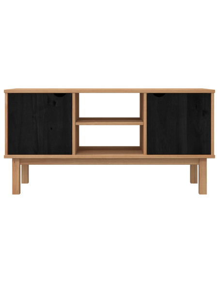 Supporto TV OTTA 113,5 x 43 x 57 cm Nero Legno Massello di Pino