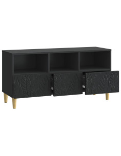 Mobile TV 102 x 34,5 x 50 cm Nero Legno ingegnerizzato 2