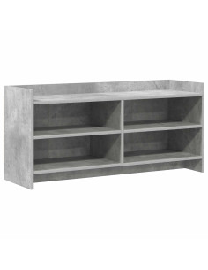 Mobile TV 100 x 33 x 47 cm Grigio Cemento Legno ingegnerizzato