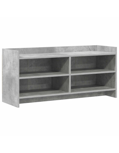 Mobile TV 100 x 33 x 47 cm Grigio Cemento Legno ingegnerizzato