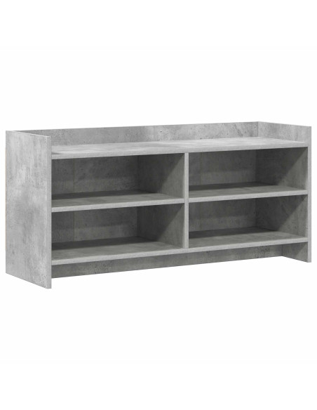 Mobile TV 100 x 33 x 47 cm Grigio Cemento Legno ingegnerizzato