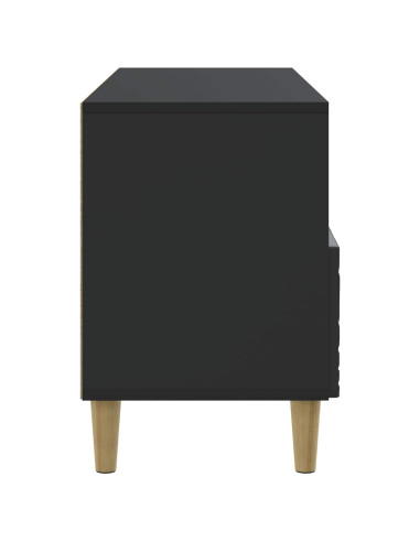 Mobile TV 102 x 34,5 x 50 cm Nero Legno ingegnerizzato