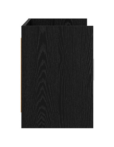 Mobile TV 102 x 33 x 47 cm Rovere Nero Legno ingegnerizzato