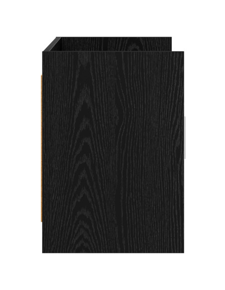 Mobile TV 102 x 33 x 47 cm Rovere Nero Legno ingegnerizzato