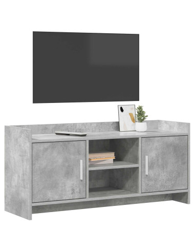 Mobile TV 102 x 33 x 47 cm Grigio Cemento Legno ingegnerizzato
