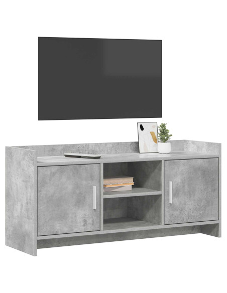 Mobile TV 102 x 33 x 47 cm Grigio Cemento Legno ingegnerizzato