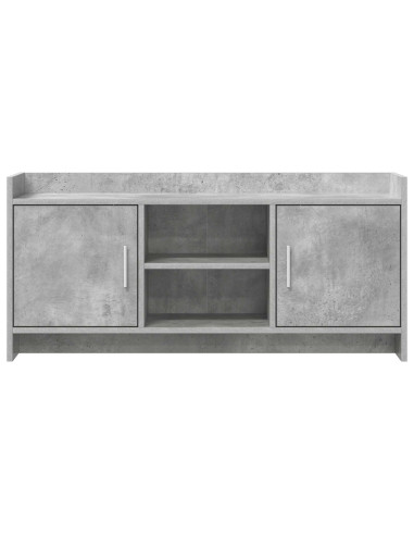 Mobile TV 102 x 33 x 47 cm Grigio Cemento Legno ingegnerizzato