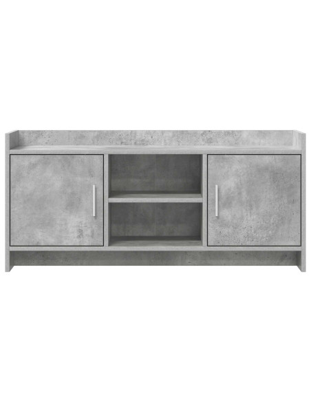 Mobile TV 102 x 33 x 47 cm Grigio Cemento Legno ingegnerizzato