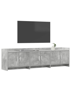 Mobile TV 168 x 33 x 47 cm Grigio Cemento Legno ingegnerizzato 2