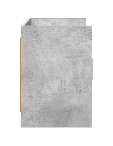 Mobile TV 102 x 33 x 47 cm Grigio Cemento Legno ingegnerizzato
