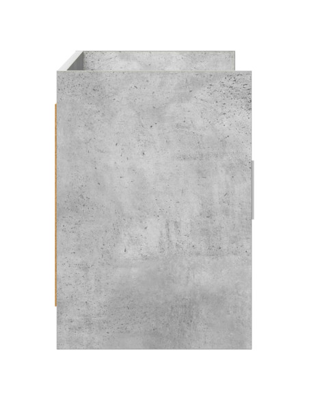 Mobile TV 102 x 33 x 47 cm Grigio Cemento Legno ingegnerizzato