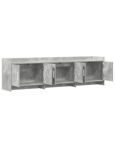 Mobile TV 168 x 33 x 47 cm Grigio Cemento Legno ingegnerizzato