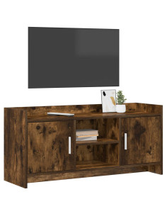 Mobile TV 102 x 33 x 47 cm Rovere Fumo Legno ingegnerizzato 2