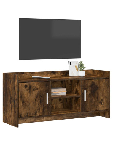 Mobile TV 102 x 33 x 47 cm Rovere Fumo Legno ingegnerizzato