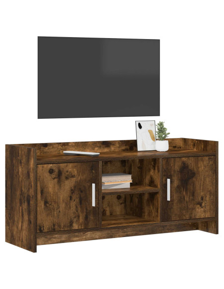 Mobile TV 102 x 33 x 47 cm Rovere Fumo Legno ingegnerizzato