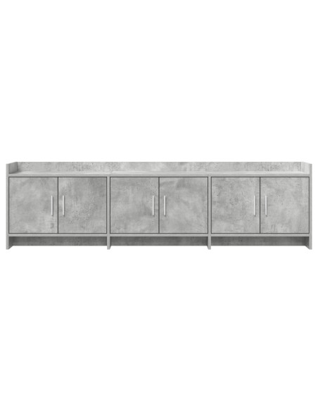 Mobile TV 168 x 33 x 47 cm Grigio Cemento Legno ingegnerizzato