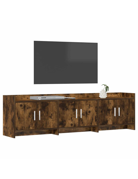 Mobile TV 168 x 33 x 47 cm Rovere Fumo Legno ingegnerizzato
