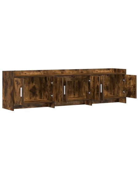 Mobile TV 168 x 33 x 47 cm Rovere Fumo Legno ingegnerizzato