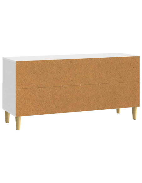 Mobile TV 102 x 34,5 x 50 cm Bianco Lucido Legno ingegnerizzato