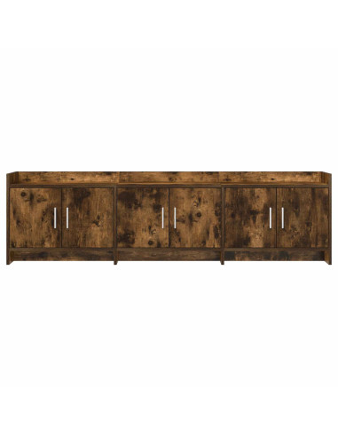 Mobile TV 168 x 33 x 47 cm Rovere Fumo Legno ingegnerizzato