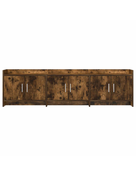 Mobile TV 168 x 33 x 47 cm Rovere Fumo Legno ingegnerizzato