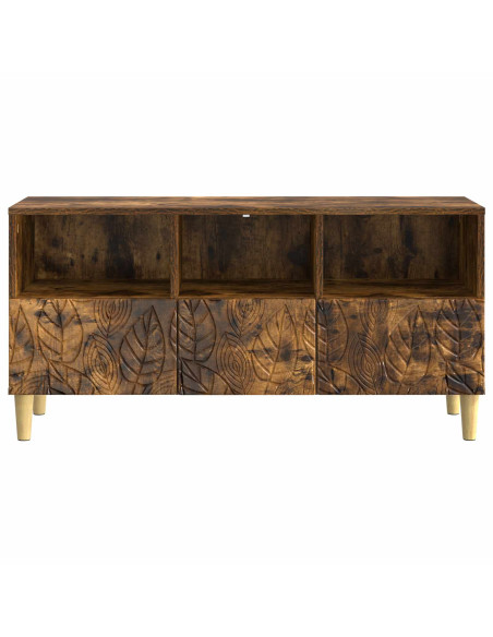 Mobile TV 102 x 34,5 x 50 cm Rovere Fumo Legno ingegnerizzato