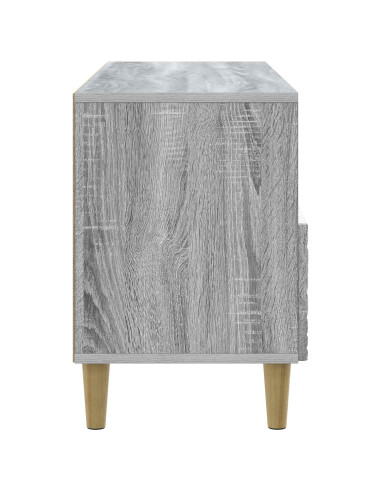Mobile TV 102 x 34,5 x 50 cm Sonoma grigio Legno ingegnerizzato
