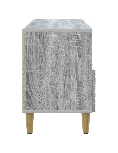 Mobile TV 102 x 34,5 x 50 cm Sonoma grigio Legno ingegnerizzato