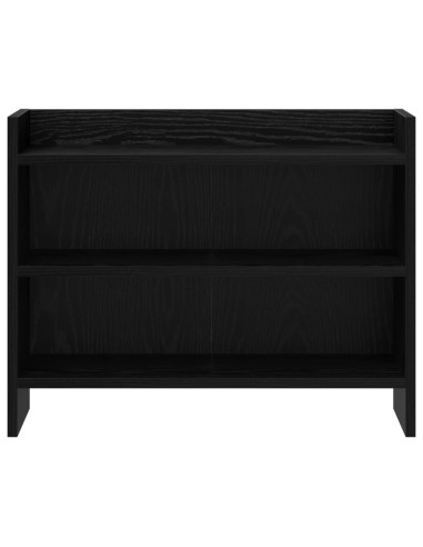 Mobile TV 60 x 33 x 47 cm Rovere Nero Legno ingegnerizzato