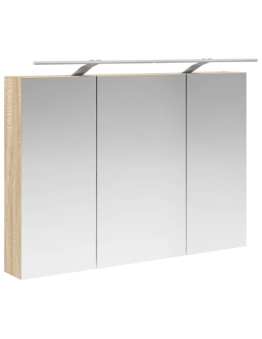 Set di mobili per il bagno 4 pcs Rovere Sonoma