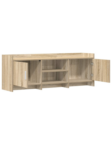 Mobile TV 130 x 33 x 47 cm Rovere Sonoma Legno ingegnerizzato
