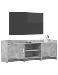 Mobile TV 130 x 33 x 47 cm Grigio Cemento Legno ingegnerizzato 2