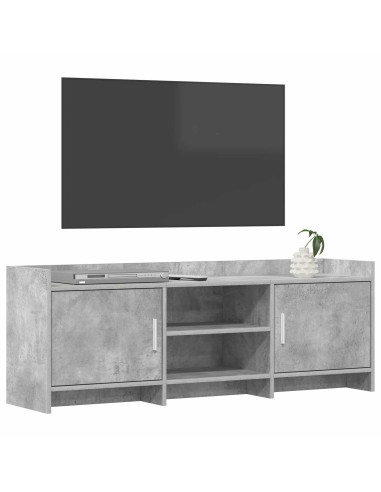 Mobile TV 130 x 33 x 47 cm Grigio Cemento Legno ingegnerizzato