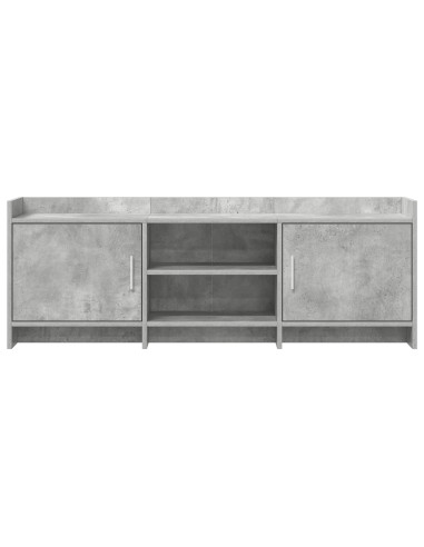 Mobile TV 130 x 33 x 47 cm Grigio Cemento Legno ingegnerizzato