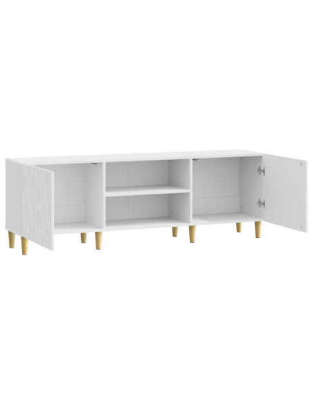 Mobile TV 150 x 31 x 50 cm Bianco Lucido Legno ingegnerizzato