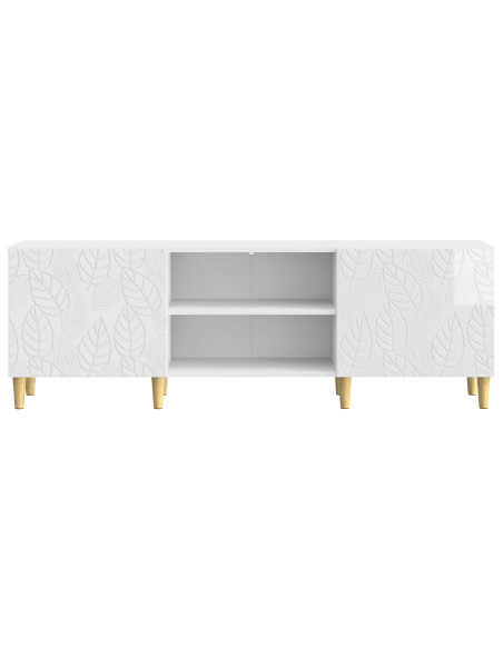 Mobile TV 150 x 31 x 50 cm Bianco Lucido Legno ingegnerizzato