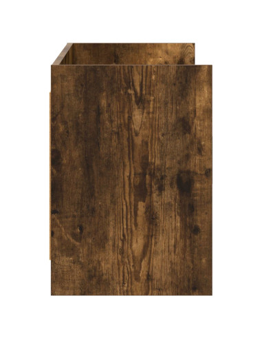 Mobile TV 130 x 33 x 47 cm Rovere Fumo Legno ingegnerizzato