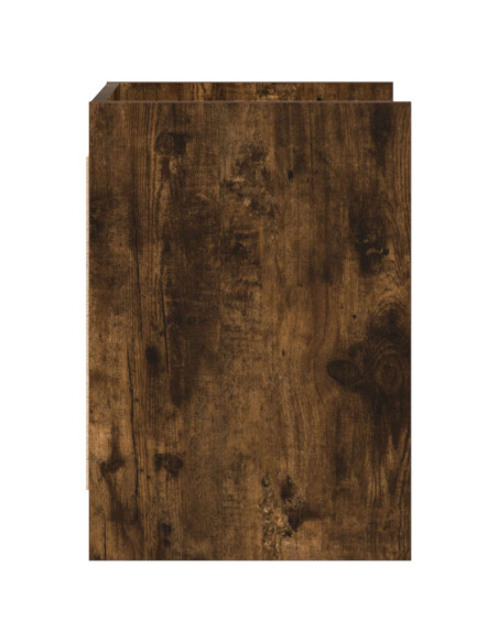 Mobile TV 60 x 33 x 47 cm Rovere Fumo Legno ingegnerizzato