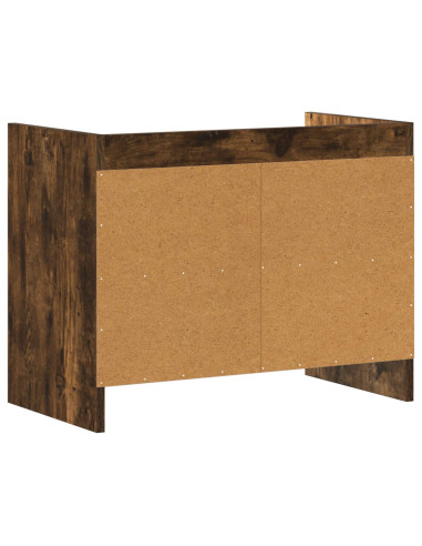 Mobile TV 60 x 33 x 47 cm Rovere Fumo Legno ingegnerizzato
